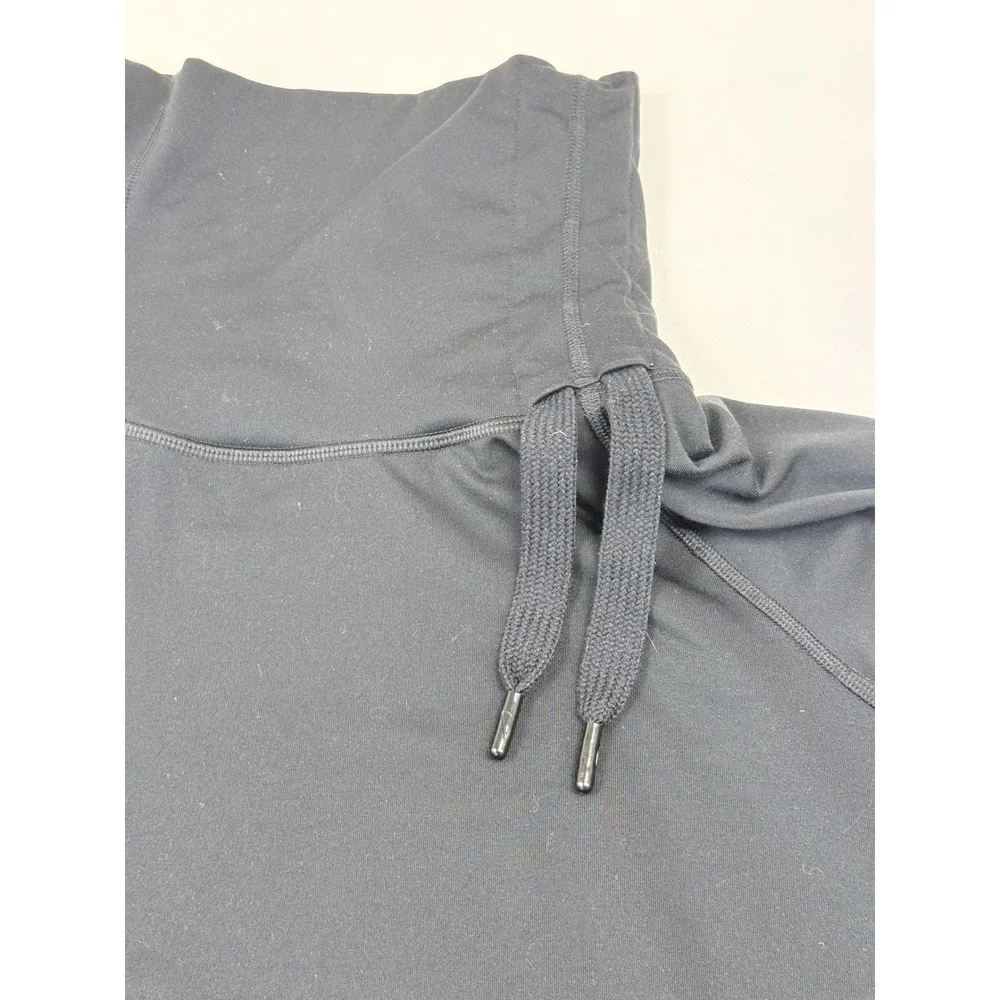 Nike Pro Womens XL Black Funnel Neck Long Sleeve Thumbhole Base‎ Layer Top